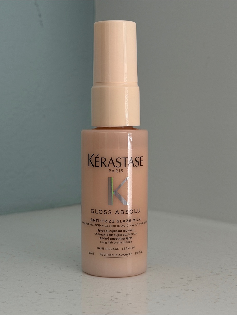 Kerastase GLOSS ABSOLU FRIZZ-GLAZE HEAT PROTECTING MILK - New Travel